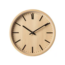 Wall clock with a plain face