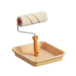 Paint roller and tray