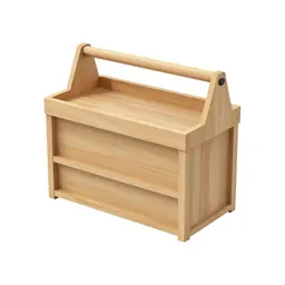 Toolbox with a cantilever tray