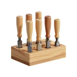 Wood chisel set