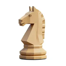 Chess knight piece