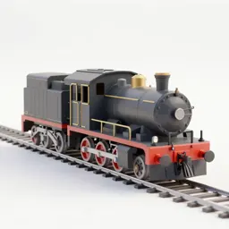 Model train locomotive