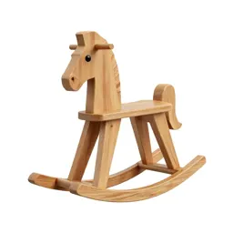 Wooden rocking horse