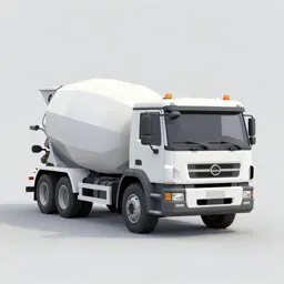 Cement mixer truck