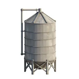 Grain silo model