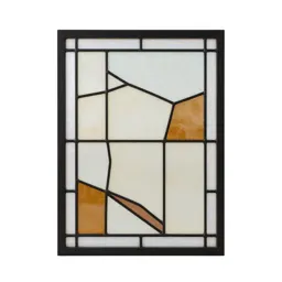 Stained glass panel
