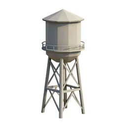 Water tower model