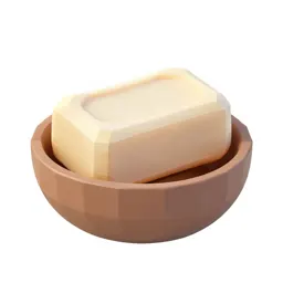 Shaving soap in a bowl