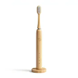 Electric toothbrush on a stand