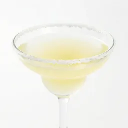 Margarita with a salt rim
