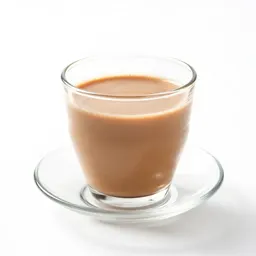 Masala chai in a glass