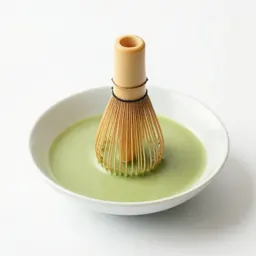 Matcha whisked in a chawan