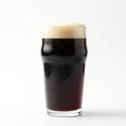 Pint of stout settling
