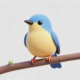 Bellbird on a branch