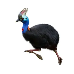 Pukeko mid-stride