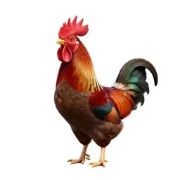 Rooster crowing