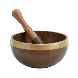 Singing bowl with a mallet