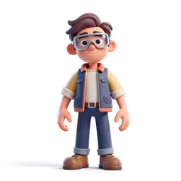 Clockwork tinkerer with goggles