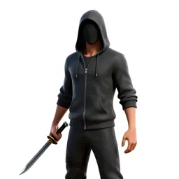 Hooded rogue with twin daggers