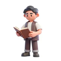 River merchant with a ledger