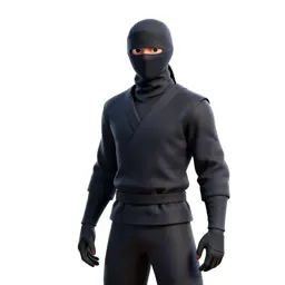 Ninja in dark cloth