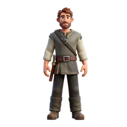 Norse seafarer with a rope