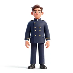 Victorian railway guard