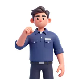 Train conductor with a punch