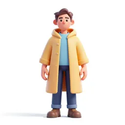 Off-world farmer in a sun cloak