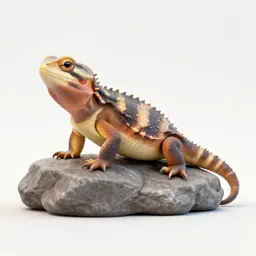 Tuatara on a rock