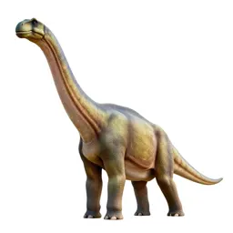 Brachiosaurus reaching upward