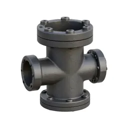 Cast iron pipe flange