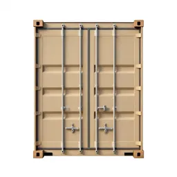 Shipping container door