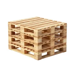 Stacked euro pallet