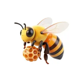Honeybee on a comb