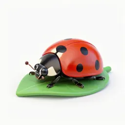 Ladybird on a leaf