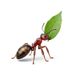 Leafcutter ant carrying a leaf