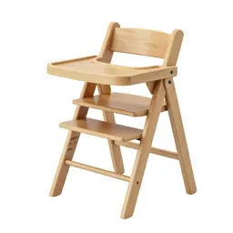 High chair in bentwood