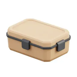 Lunch box with clips
