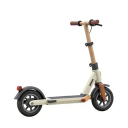 Scooter with a folding stem