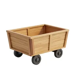 Wagon with wooden sides