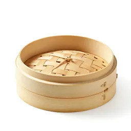 Bamboo steamer basket