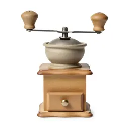 Hand-crank coffee grinder