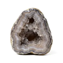 Geode with calcite
