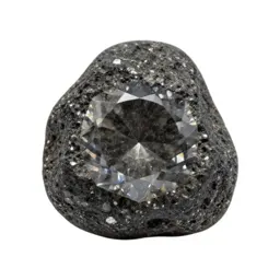 Raw diamond in kimberlite