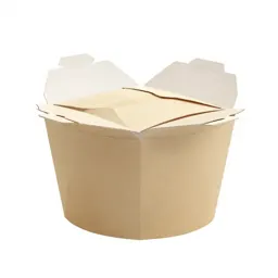 Folded takeaway noodle box