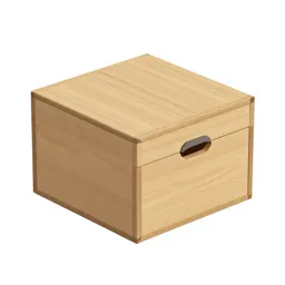 Hinged wooden gift box