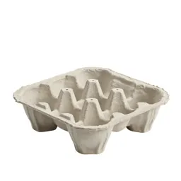 Moulded pulp egg carton