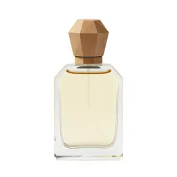 Perfume bottle with a faceted stopper