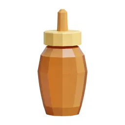 Squeeze honey bottle
